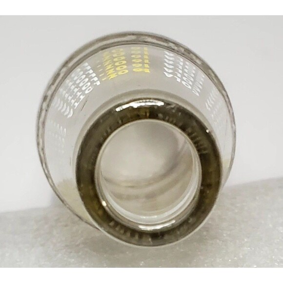 Vintage LOTTA COLA 16oz Clear Glass ACL Soda Bottle Yellow White Lettering - Picture 8 of 16